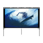 vamvo projector screen foldable portable outdoor front movie screen1