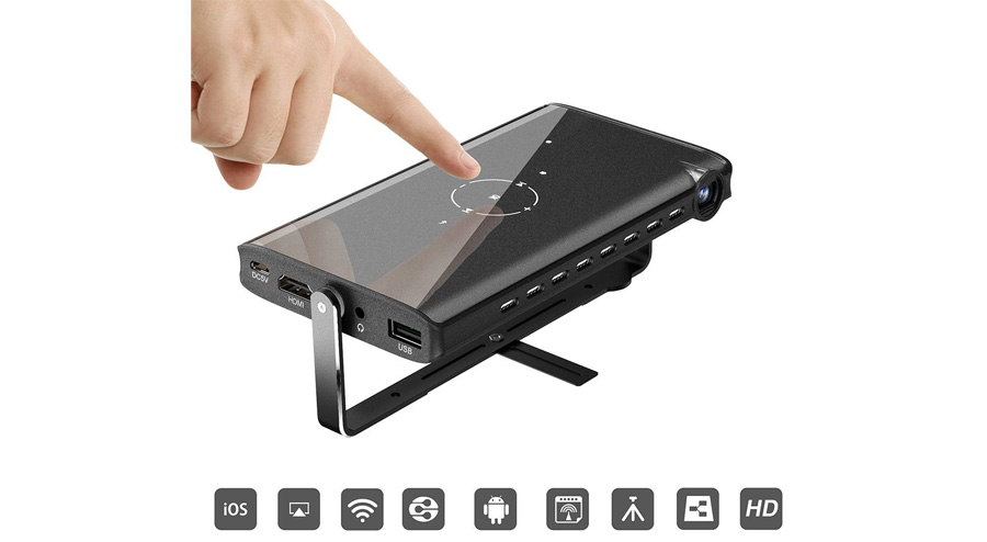 HUKOER Portable Pico Video Projector