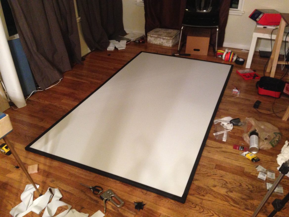 How to Make a Projector Screen at Home