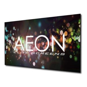 elite screens aeon series 8k 4k ultra hd home theater indoor fixed frame projector screen